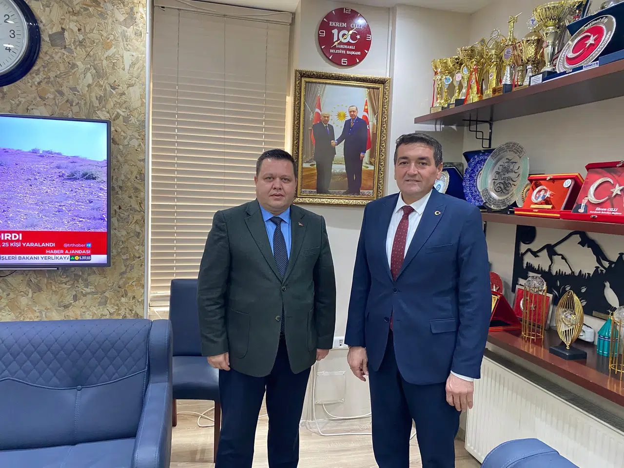 MHP İl Başkanı Tosuner'den Saruhanlı ziyareti