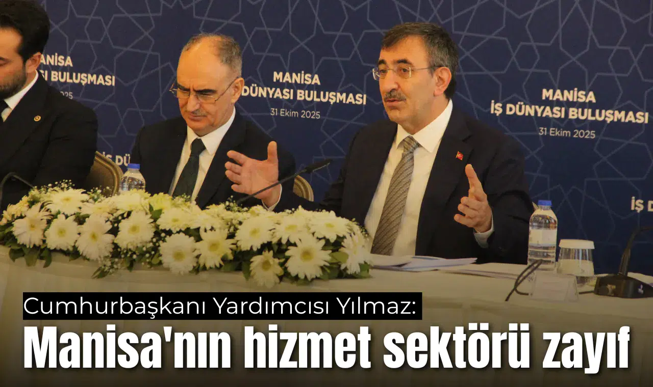 Cumhurbaşkanı Yardımcısı Yılmaz: Manisa'nın hizmet sektörü zayıf