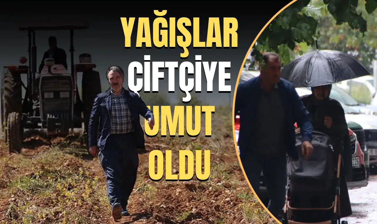 YAĞIŞLAR ÇİFTÇİYE UMUT OLDU
