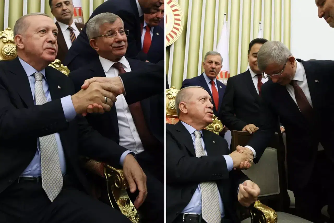 Gündem yaratan o kare Davutoğlu'na soruldu