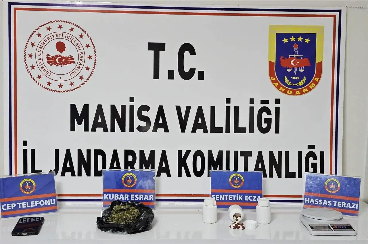 Zehir taciri Manisa jandarmasından kaçamadı!