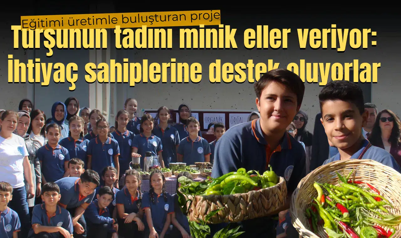 Turşunun tadını minik eller veriyor: İhtiyaç sahiplerine destek oluyorlar