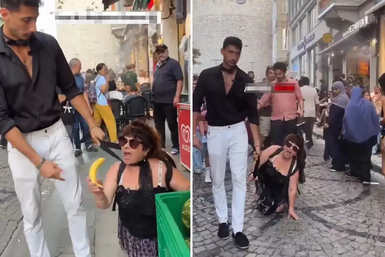 Böyle skandal görülmedi! Kadının boynuna tasma takıp gezdirdi