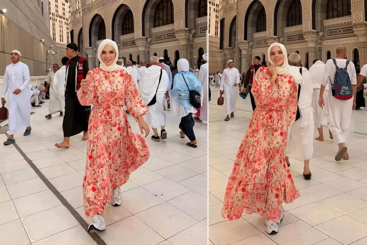 Sihirli Annem'in yıldızı Damla Ersubaşı Umre ziyaretinde