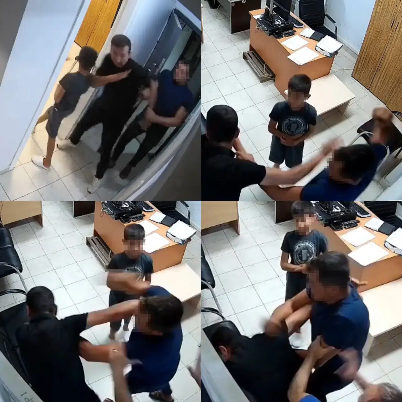 Boşanma aşamasında kocaya, polis merkezinde kayınço dayağı
