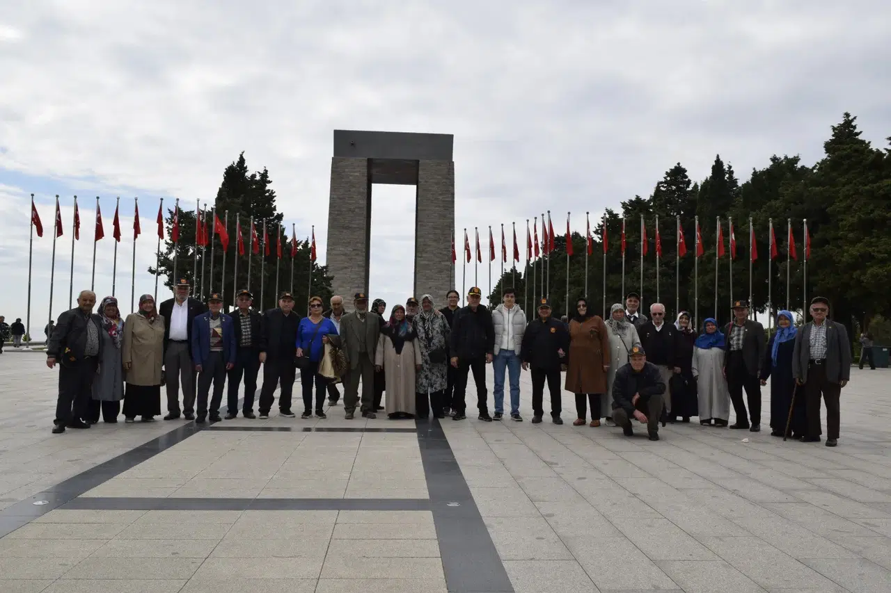Manisalı gaziler Çanakkale'yi gezdi