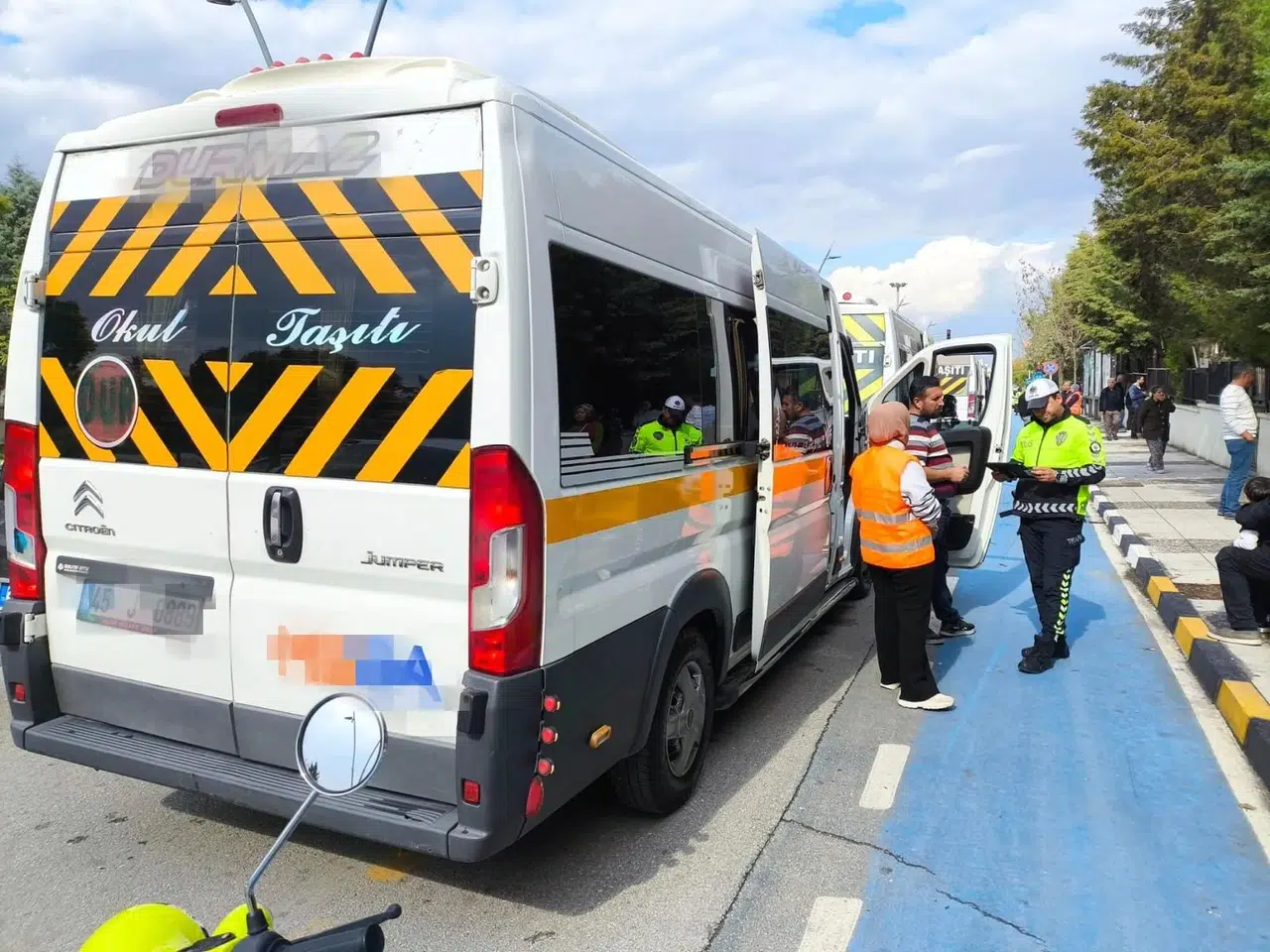 Manisa’da okul servislerine yönelik denetim