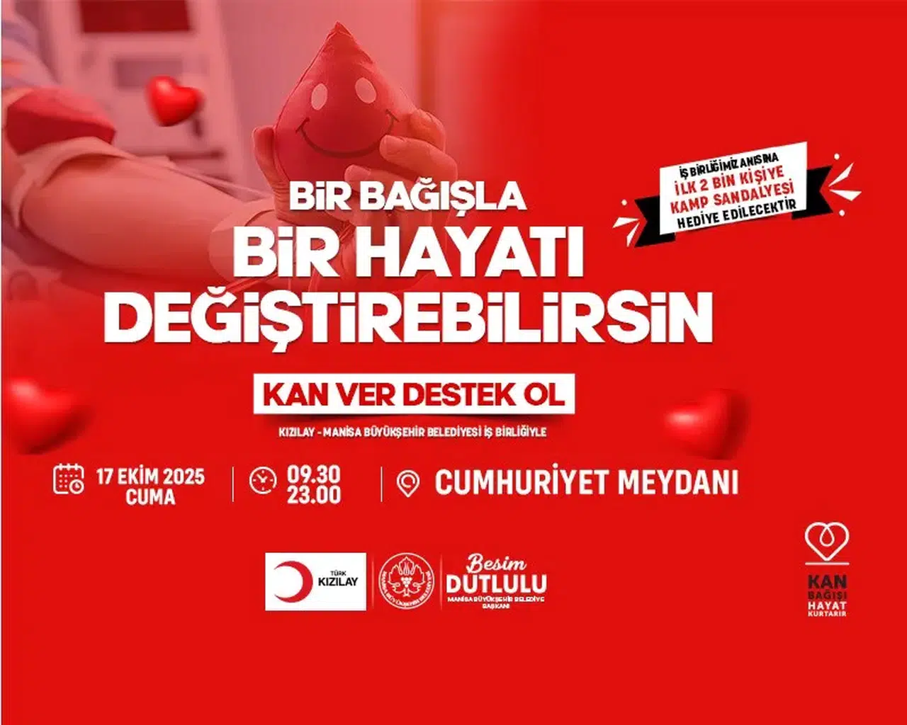 Manisa'da Kızılay'dan kan bağış kampanyası