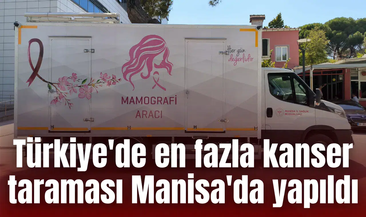 Türkiye'de en fazla kanser taraması Manisa'da yapıldı