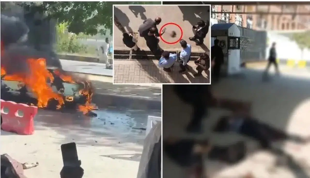 Ülkenin başkentinde patlama! Mahkeme binasını kan gölüne çevirdiler