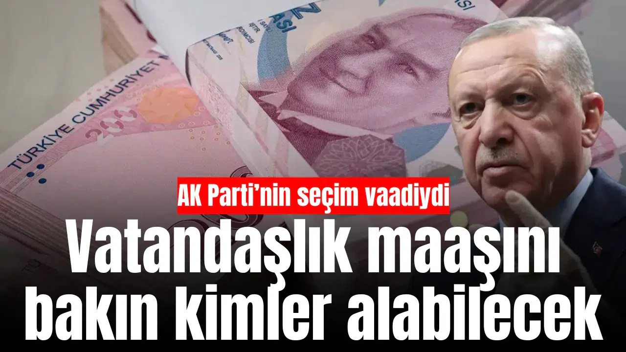 Vatandaşlık maaşı verilmeye başlanacak