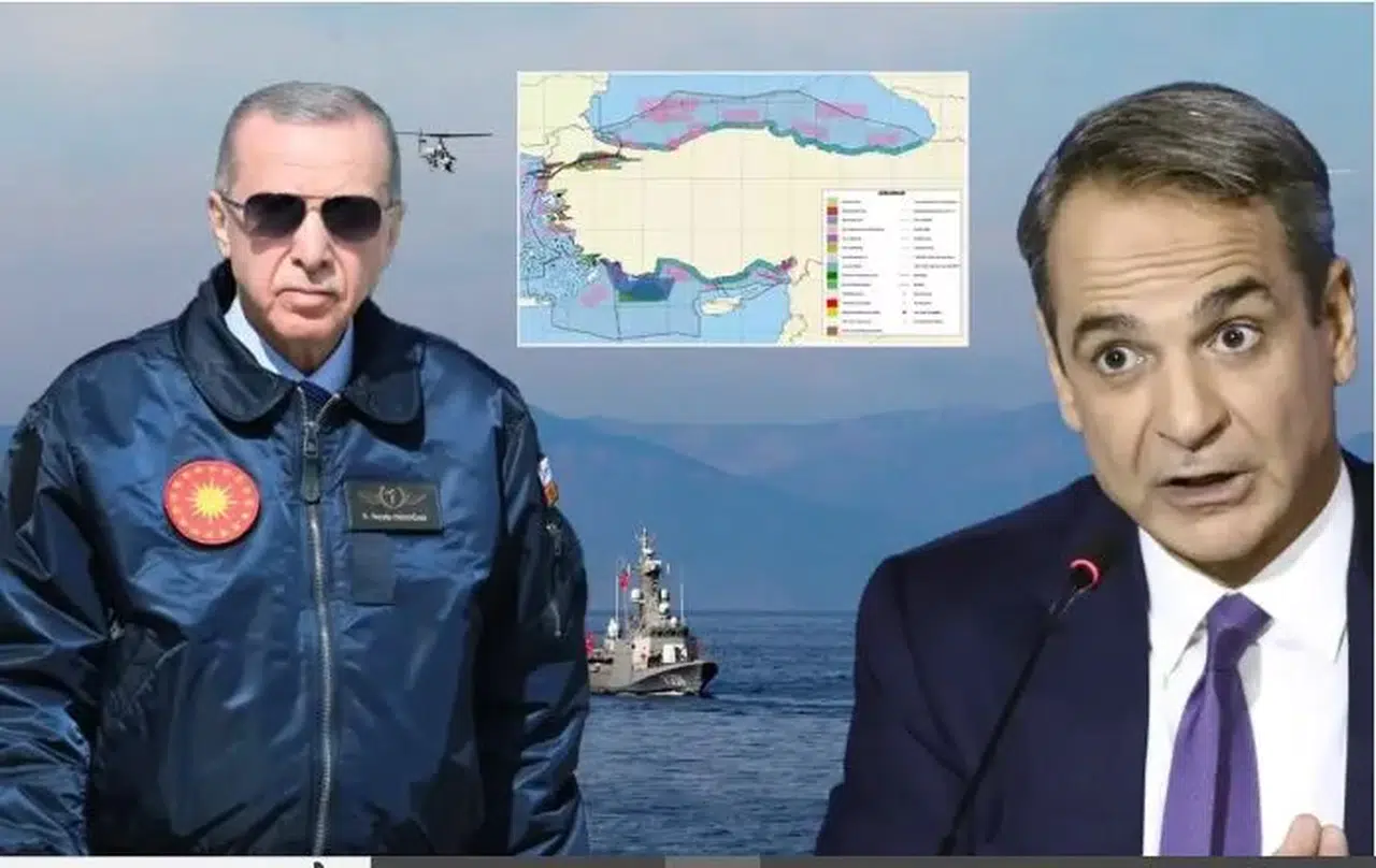 Türkiye'den Yunanistan'a MEB resti! Haritayı güncellediler, tepki sert oldu