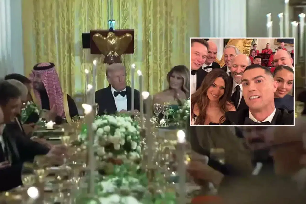 Beyaz Saray'da Ronaldo'ya sevgilisi eşlik etti