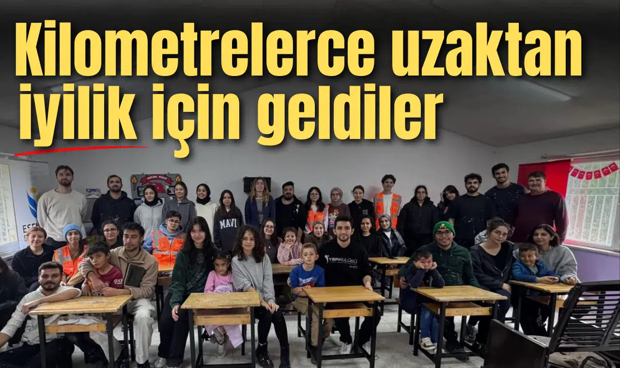 Kilometrelerce uzaktan iyilik için geldiler