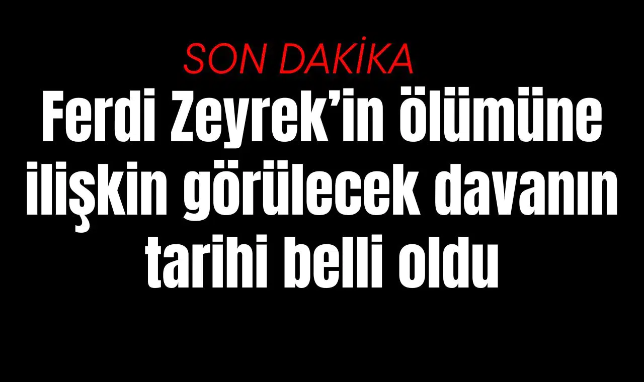 Ferdi Zeyrek'in elektrik akımına kapılarak ölümüne ilişkin iddianame kabul edildi