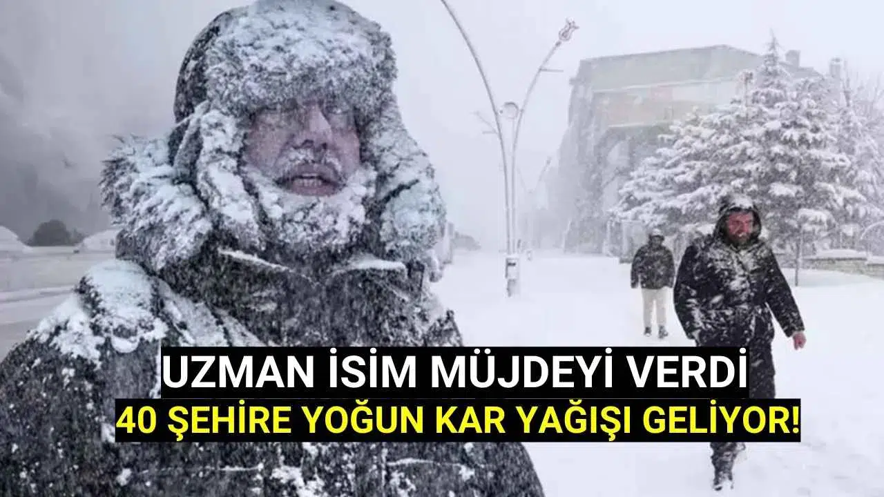 40 şehir için yoğun kar uyarısı geldi! Uzman isim tarihleri açıkladı