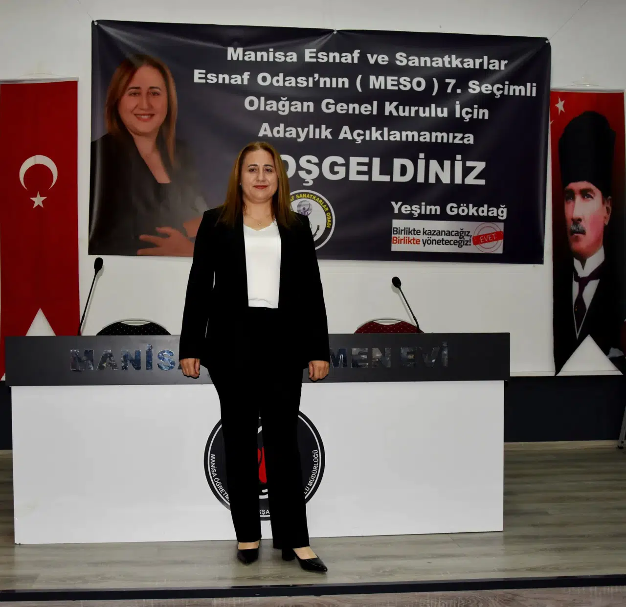 MESO'da ilk kadın aday Yeşim Gökdağ oldu
