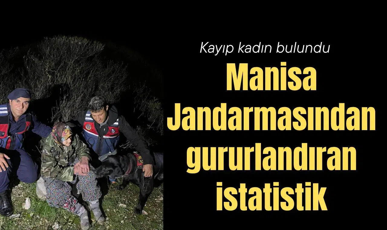 Manisa Jandarmasından gururlandıran istatistik