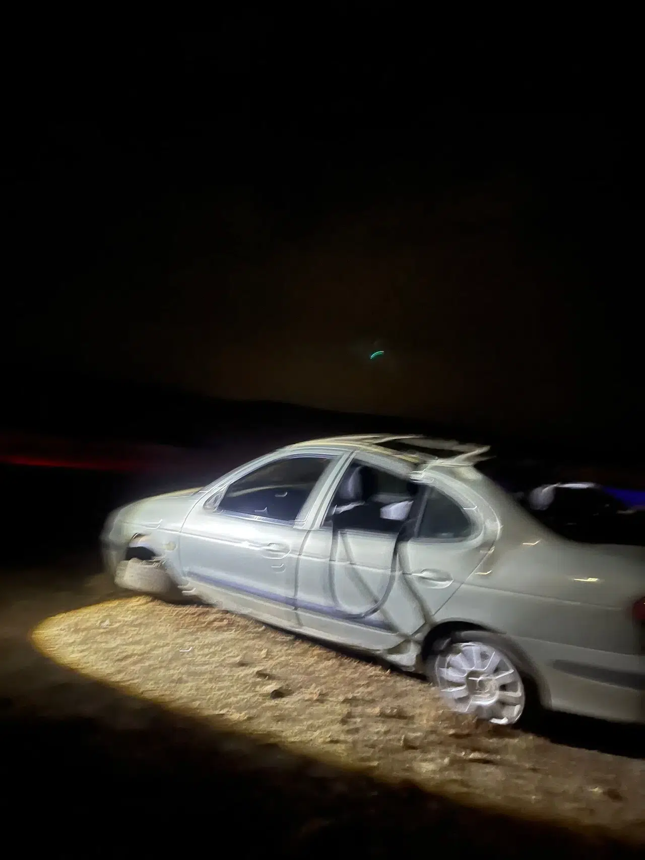 Şarampole uçan otomobildeki 1 kişi öldü, 2 kişi yaralandı