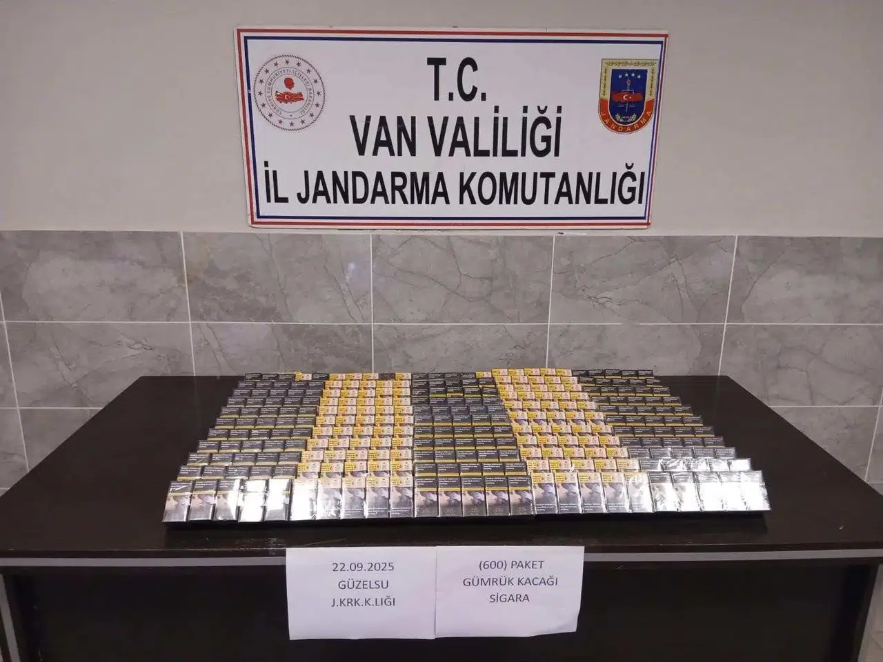 130 parça kaçak sigara ele geçirildi