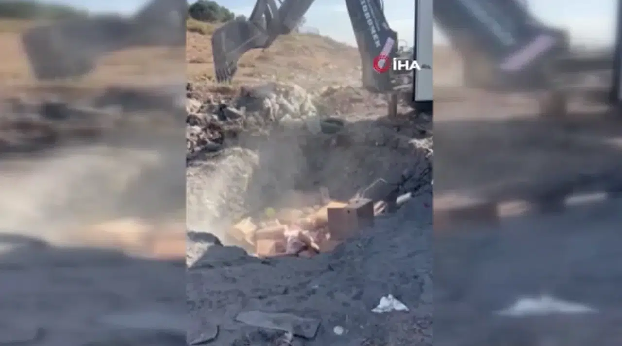 Halk sağlığını tehdit eden 1 ton gıda imha edildi