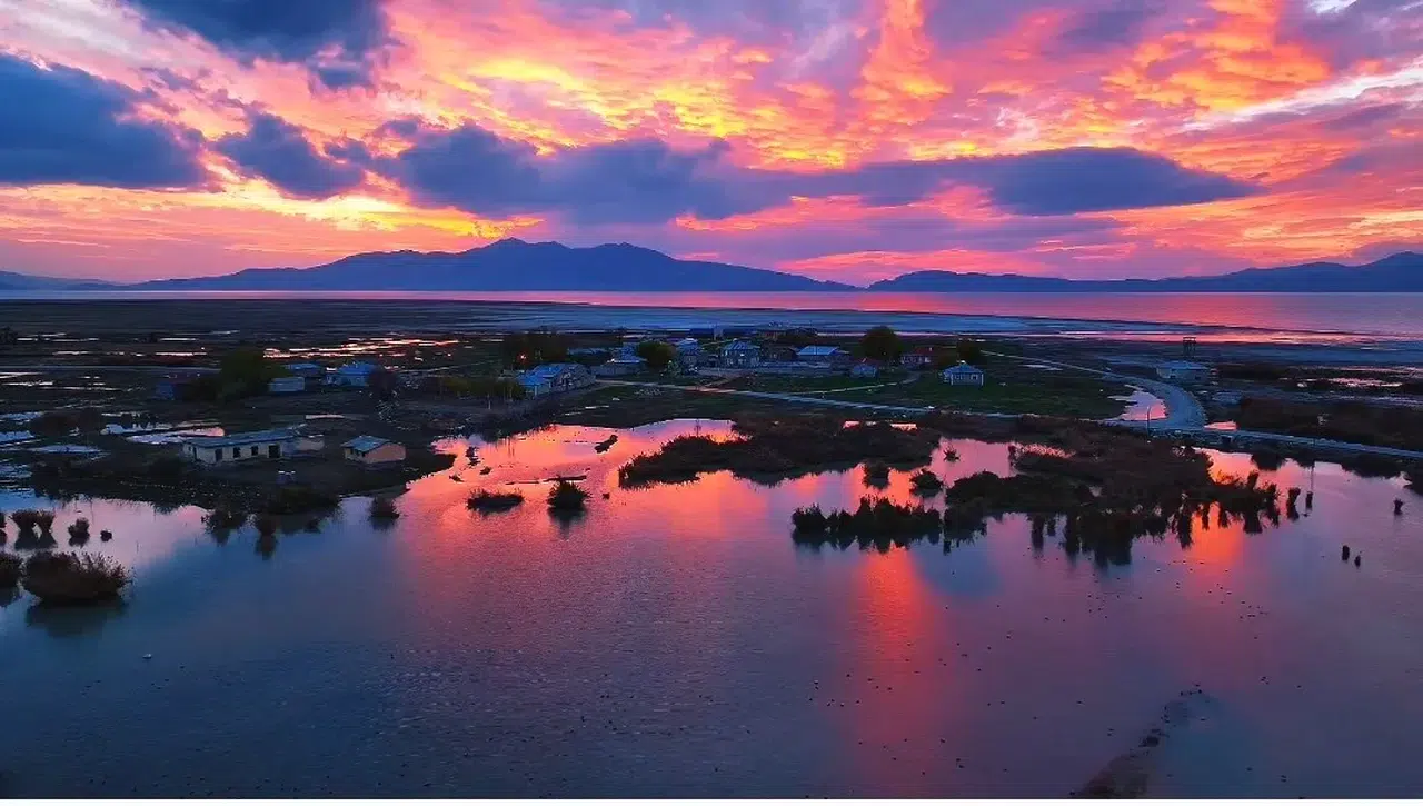 Gün batımı görenleri mest etti