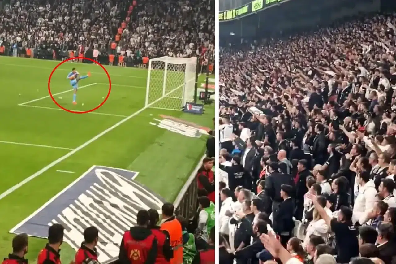 Maçtan saatler sonra ortaya çıkan görüntüye bakın