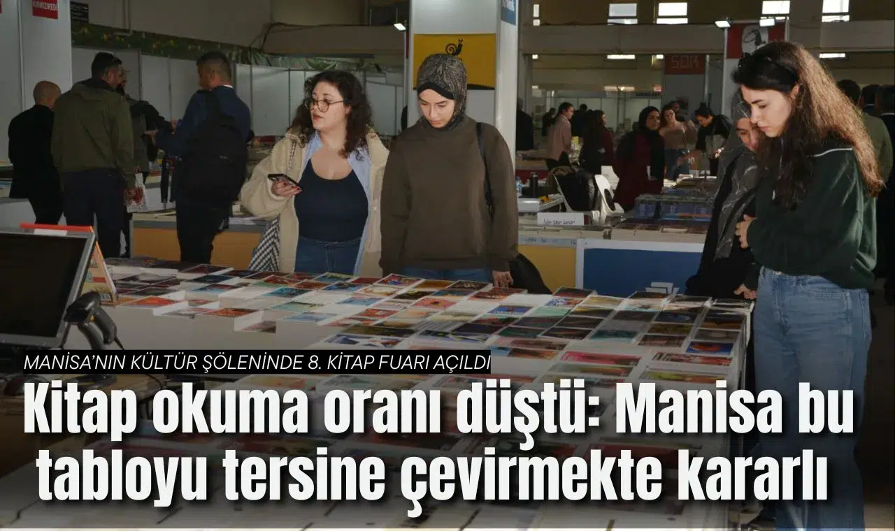 Kitap okuma oranı düştü: Manisa bu tabloyu tersine çevirmekte kararlı