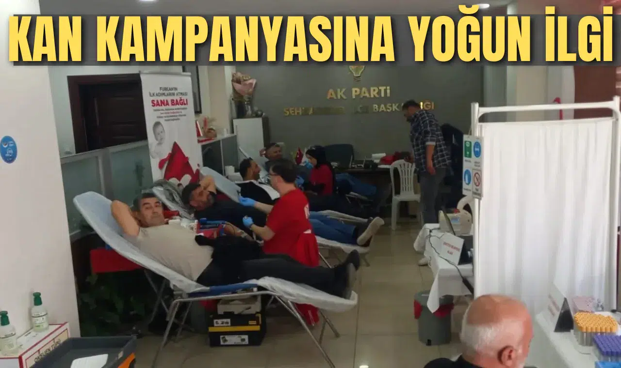 Kan kampanyasına yoğun ilgi