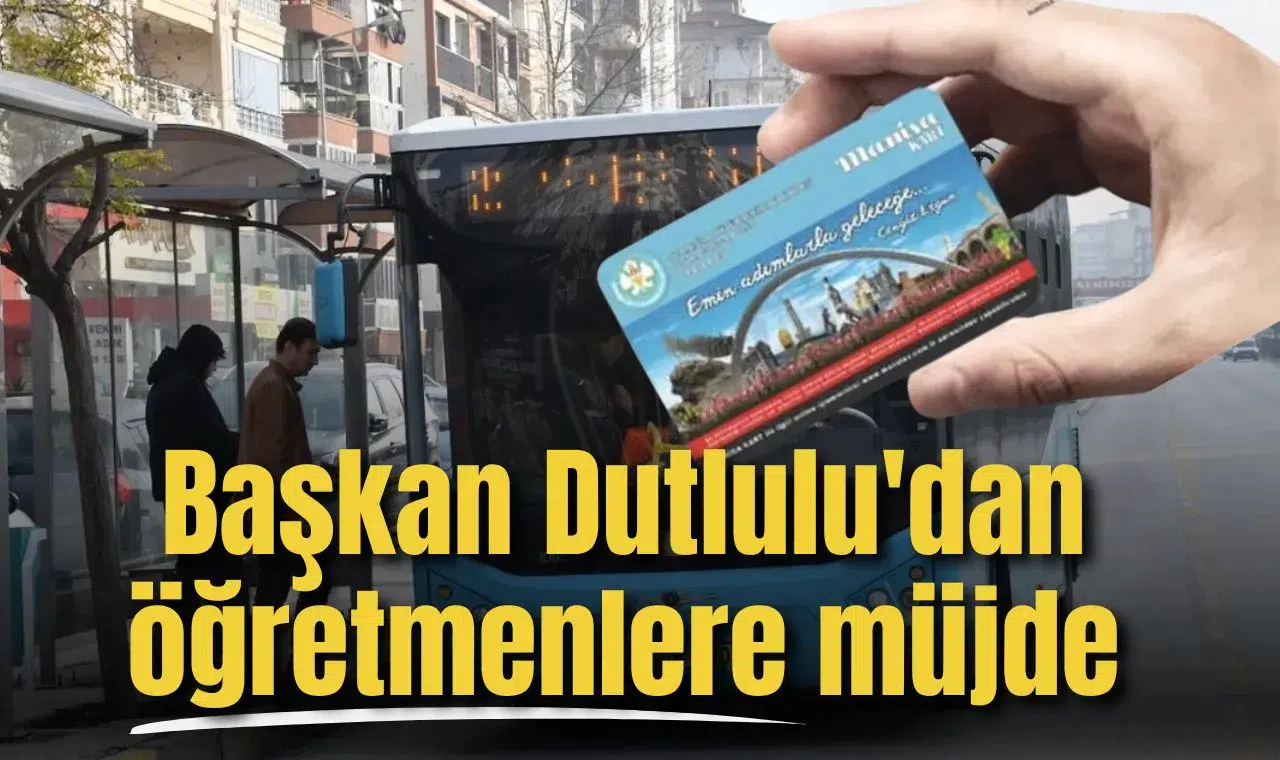 Başkan Dutlulu'dan öğretmenlere müjde