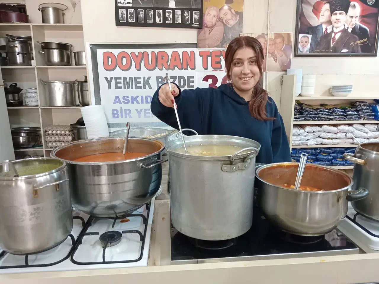 Bu lokantada 3 çeşit yemek 30 TL