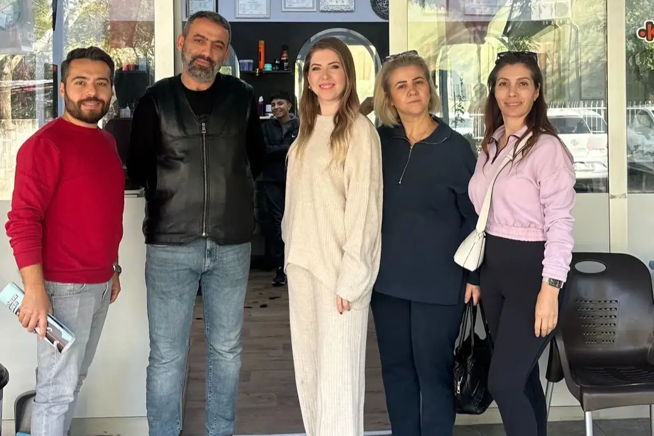 Ecerbilgiç'ten berber ve kuaför esnafına yoğun ziyaret