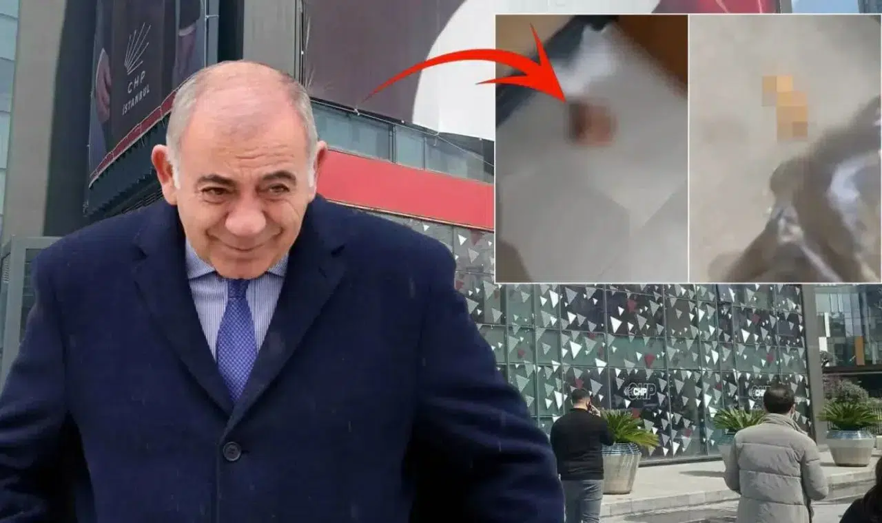 Gürsel Tekin'in makam odasında mide bulandıran görüntü