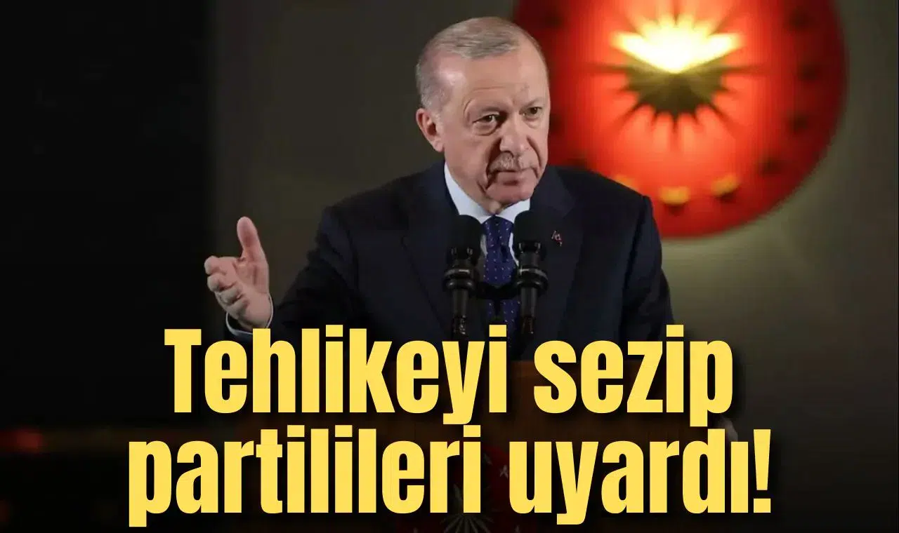 Tehlikeyi sezip partilileri uyardı!