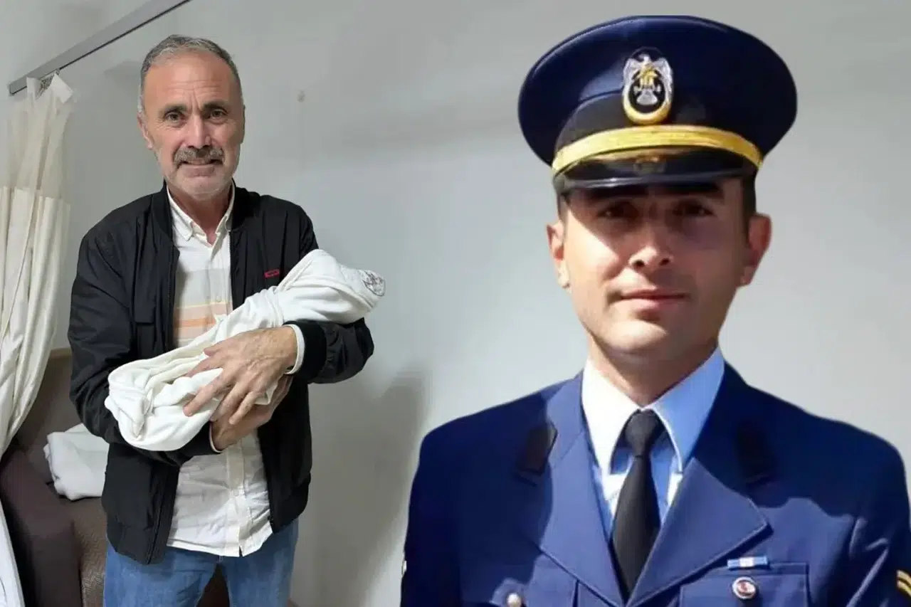 Uçak kazasında şehit olan askerin kızı dünyaya geldi
