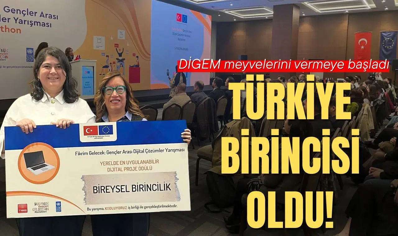 Manisa DİGEM'in yetiştirdiği genç Türkiye birincisi!