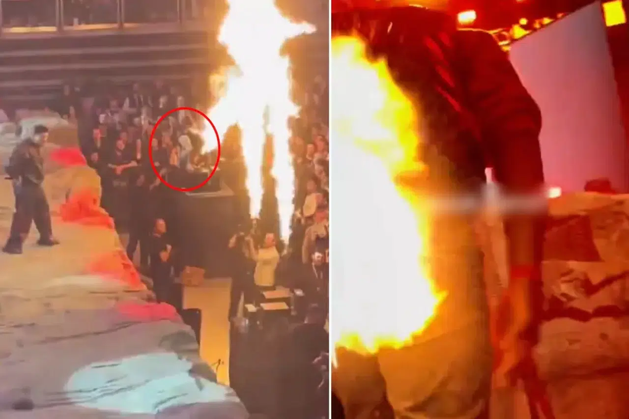 Lvbel C5 konserinde yangın paniği