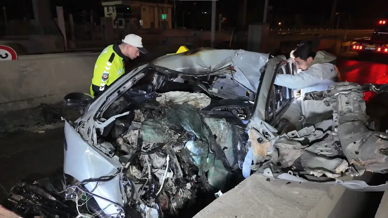 Feci gişe kazasında yürek yakan detay