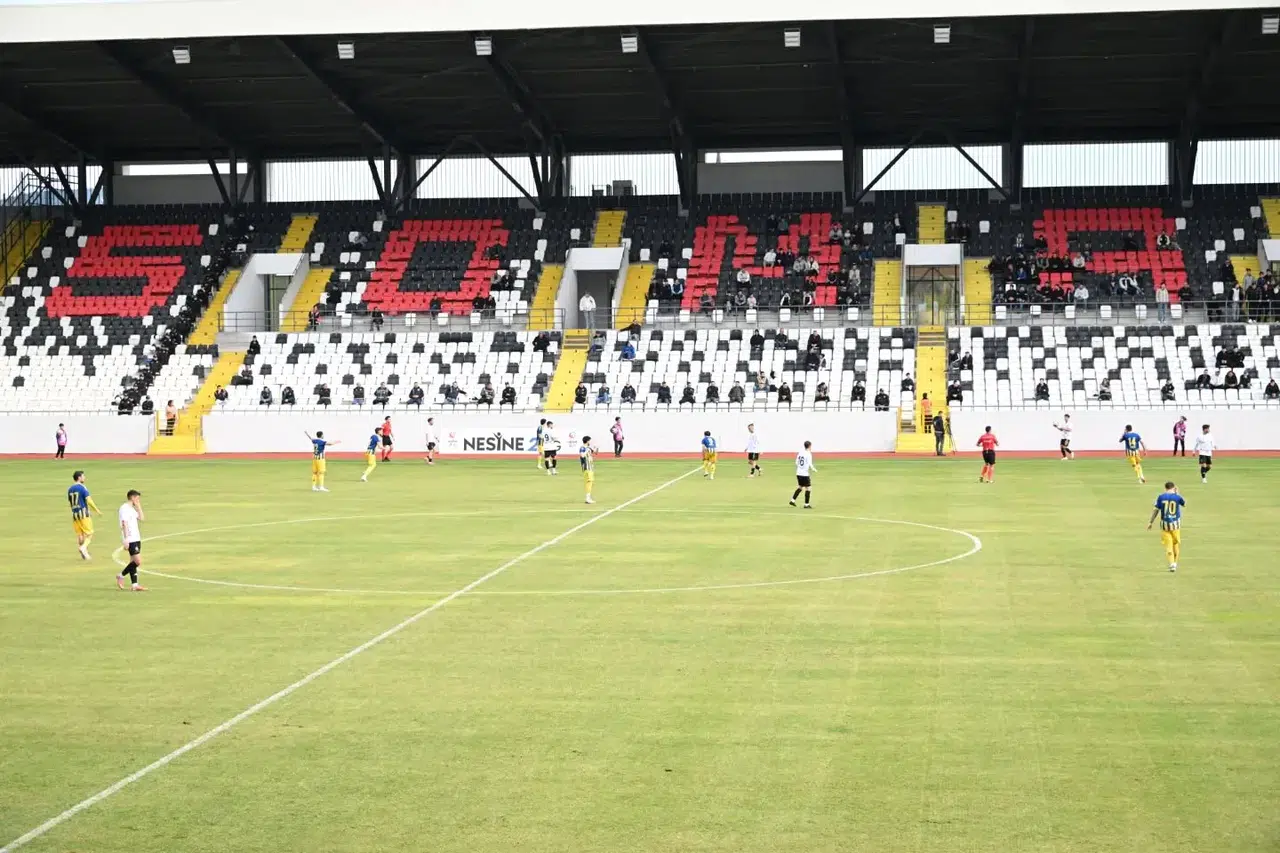 Yeni stadyumda ilk maç heyecanı