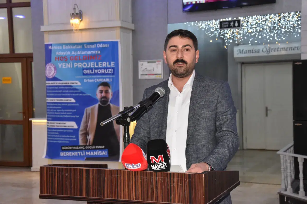 Erhan Çavdarlı Bakkallar Odası Başkan adaylığını açıkladı