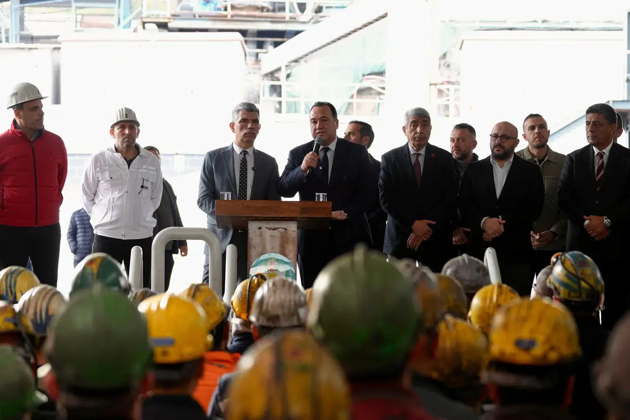 Başkan Dutlulu maden işçileriyle bir araya geldi