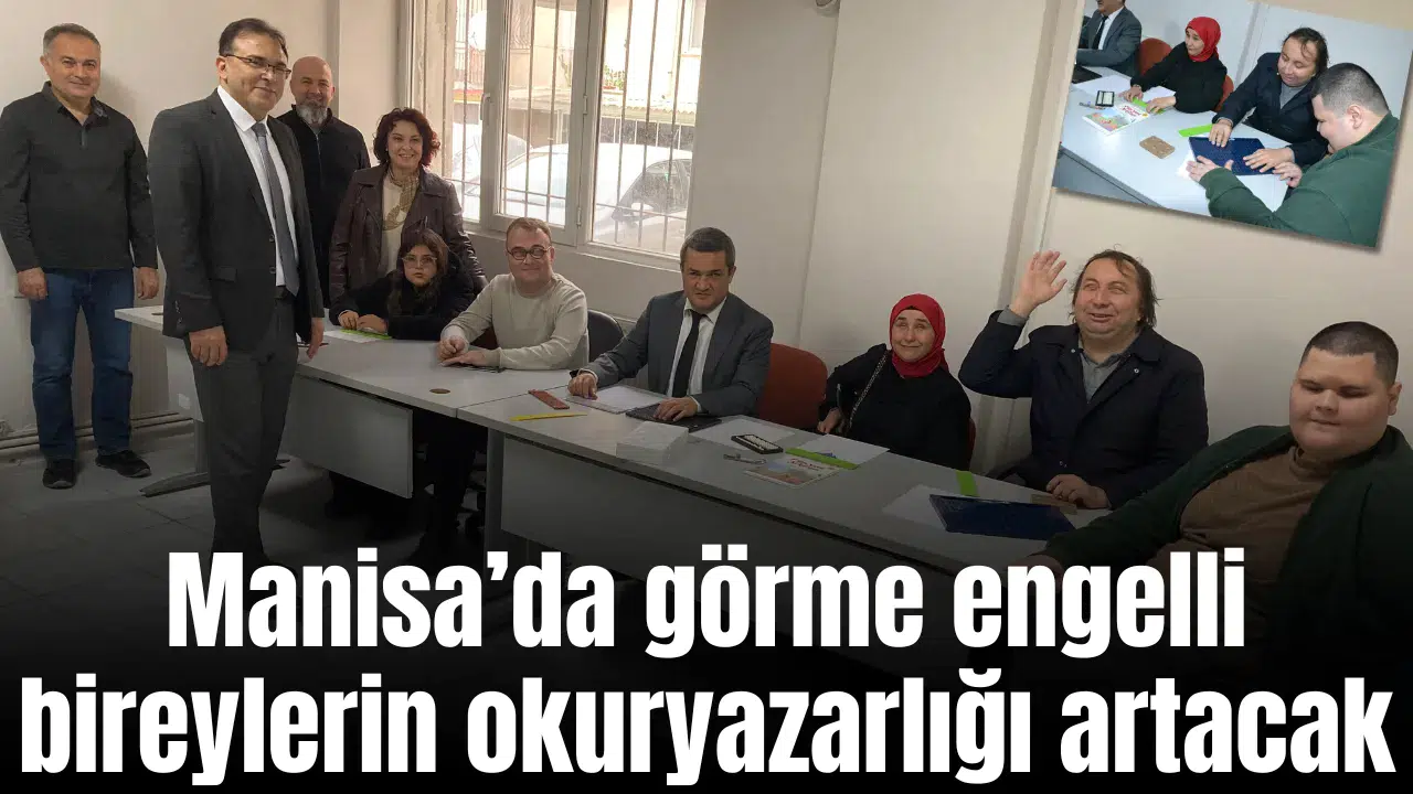 Görme engelliler için kabartma okuma yazma kursu açıldı