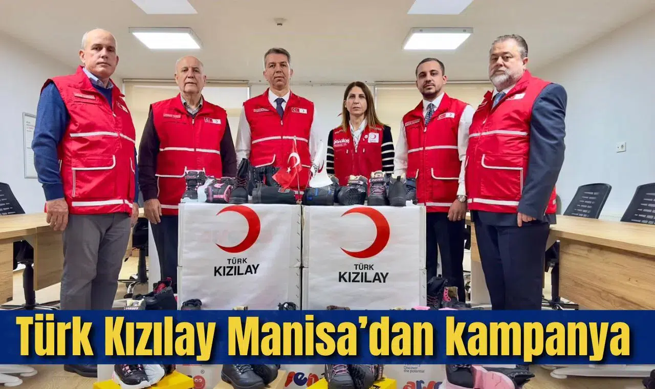 Türk Kızılay Manisa’dan kışlık ayakkabı kampanyası
