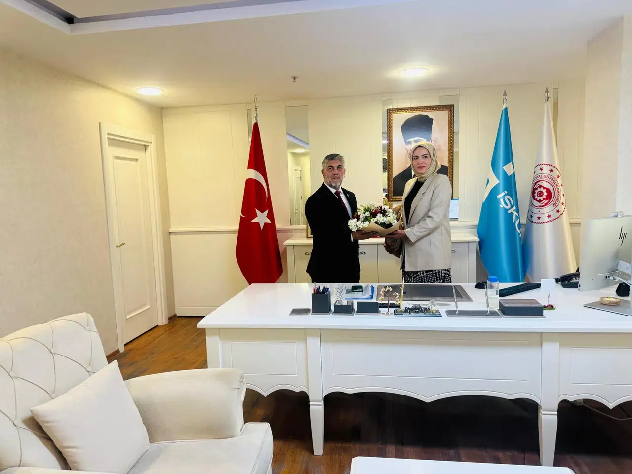 Yeniden Refah Partisi Yunusemre İlçe Başkanlığı'ndan İŞKUR’a ziyaret