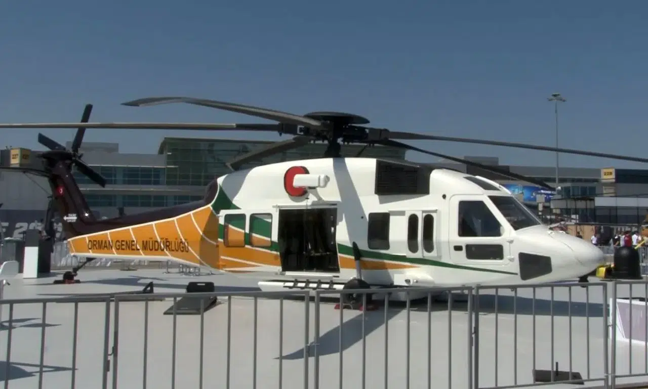 TUSAŞ’tan yerli ve mili yangın söndürme helikopteri