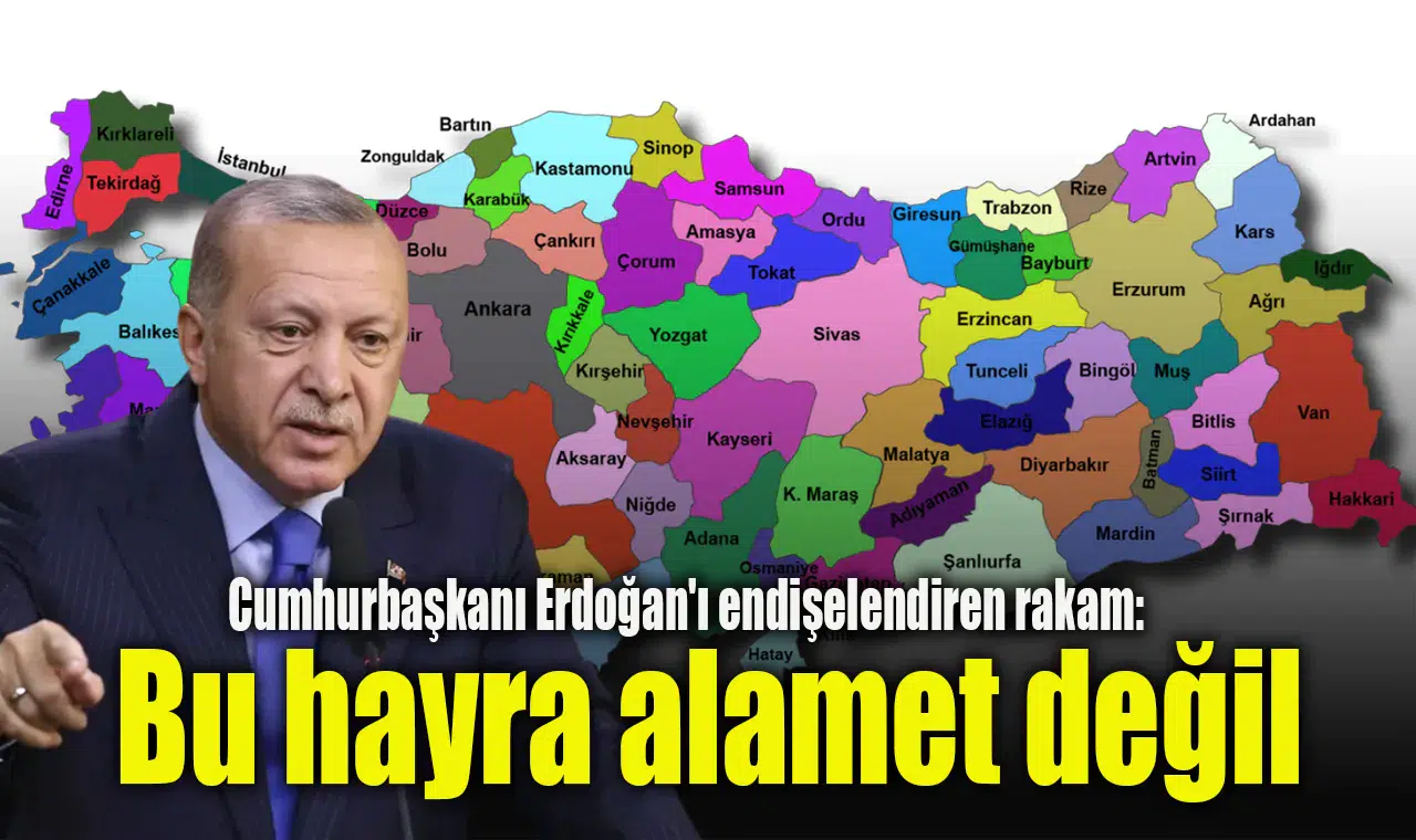 Cumhurbaşkanı Erdoğan'ı endişelendiren rakam: Bu hayra alamet değil