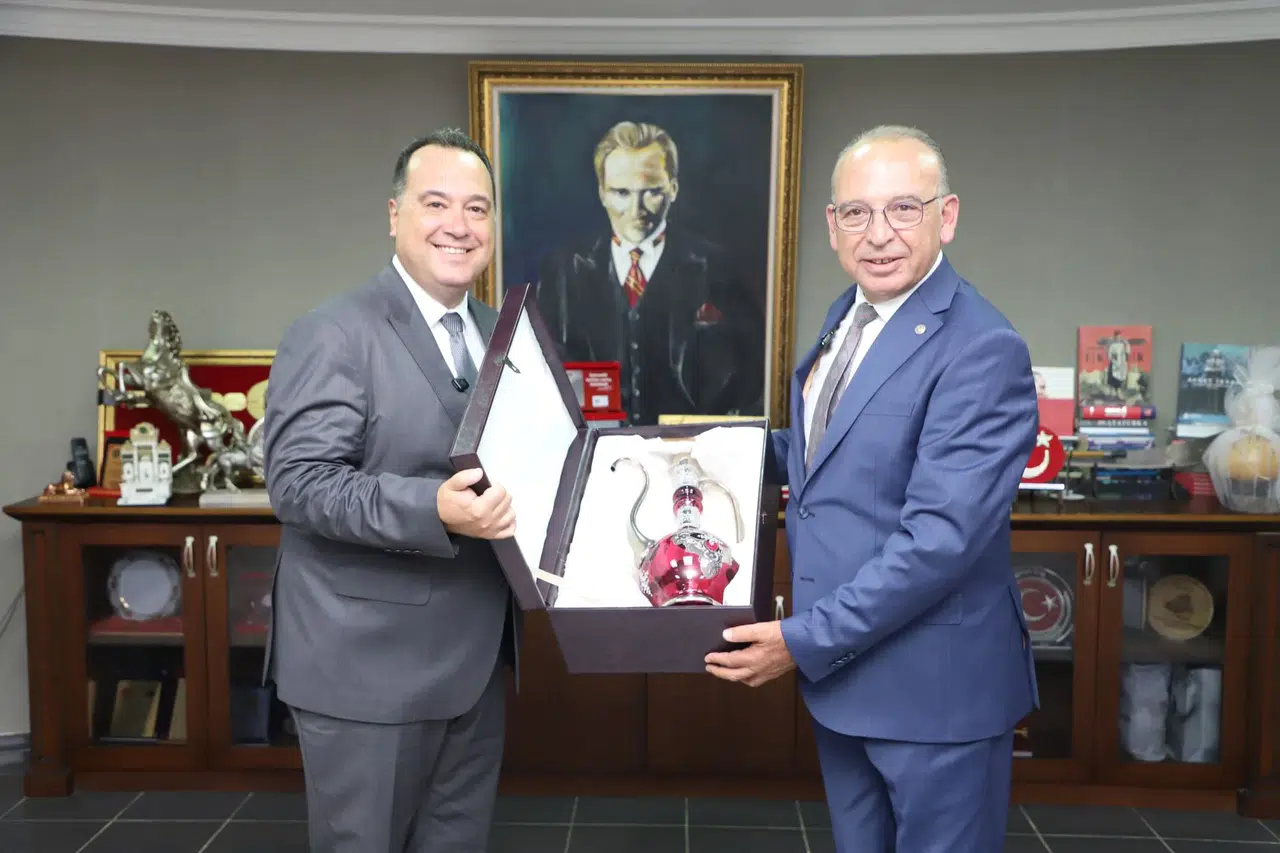 Başkan Akın ve Başkan Dutlulu’dan iş birliği vurgusu