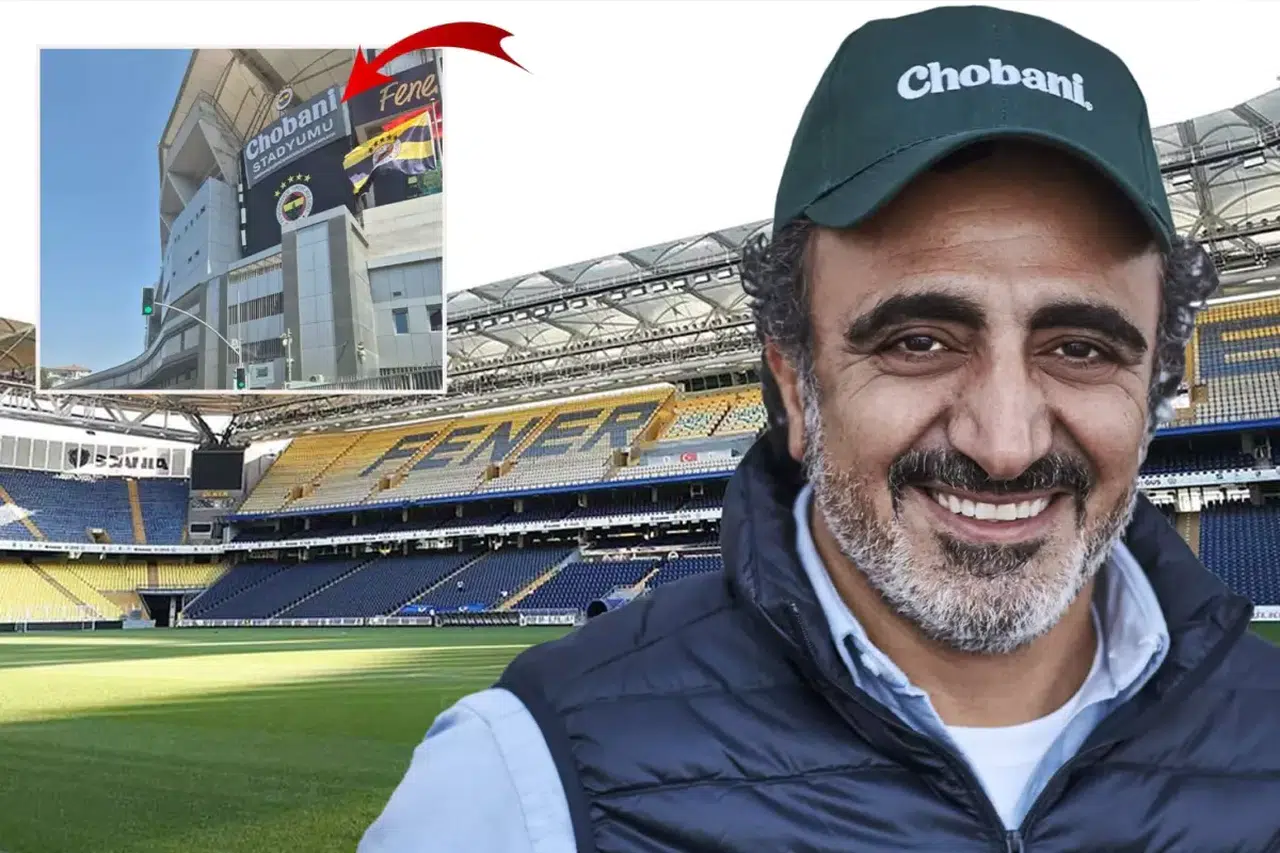 "Chobani" adı stada asıldı! İşte Kürt kökenli firma sahibinin bilinmeyenleri