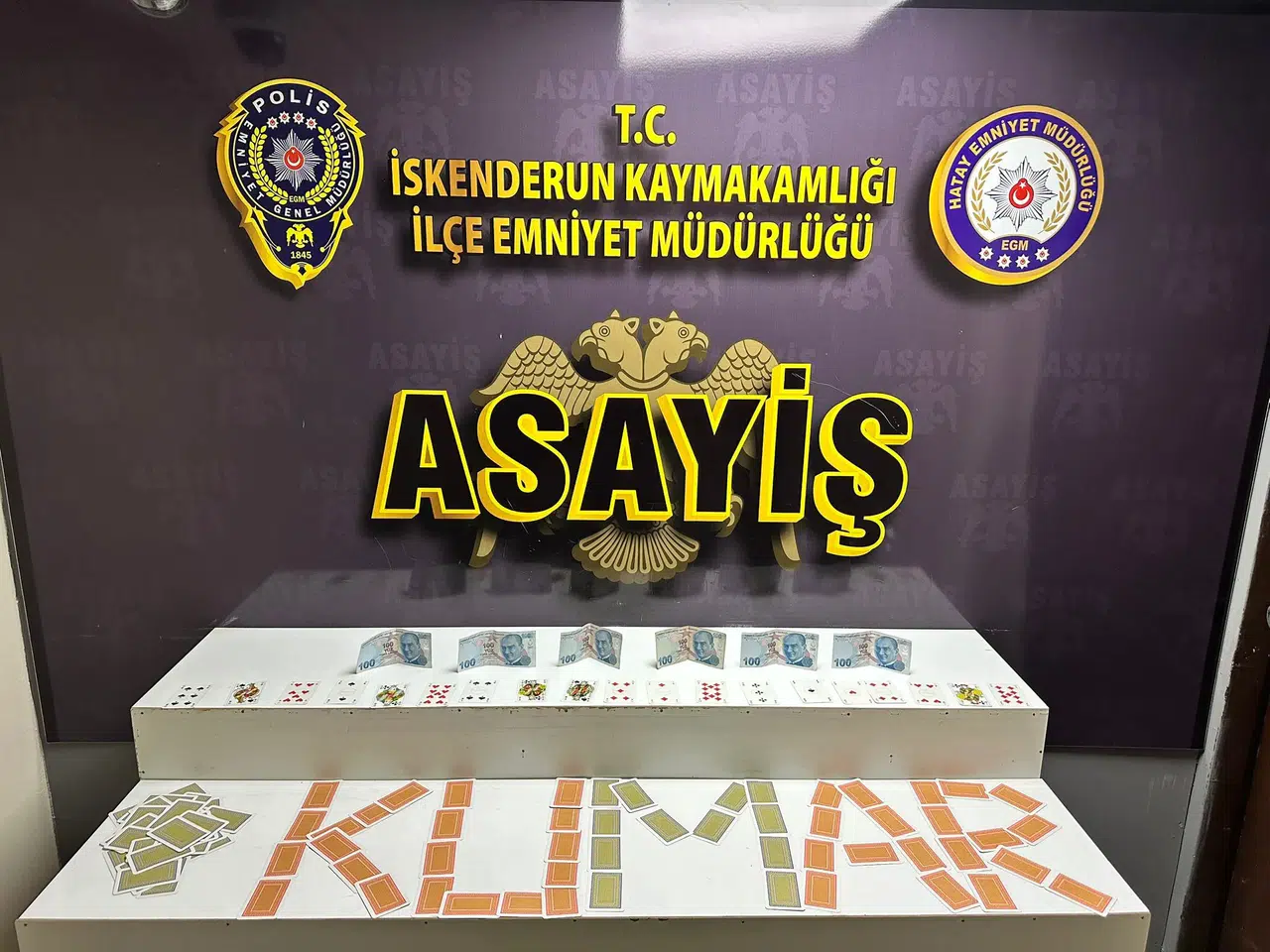 Kumar oynarken yakalanan 4 şahsa 36 bin 988 TL para cezası