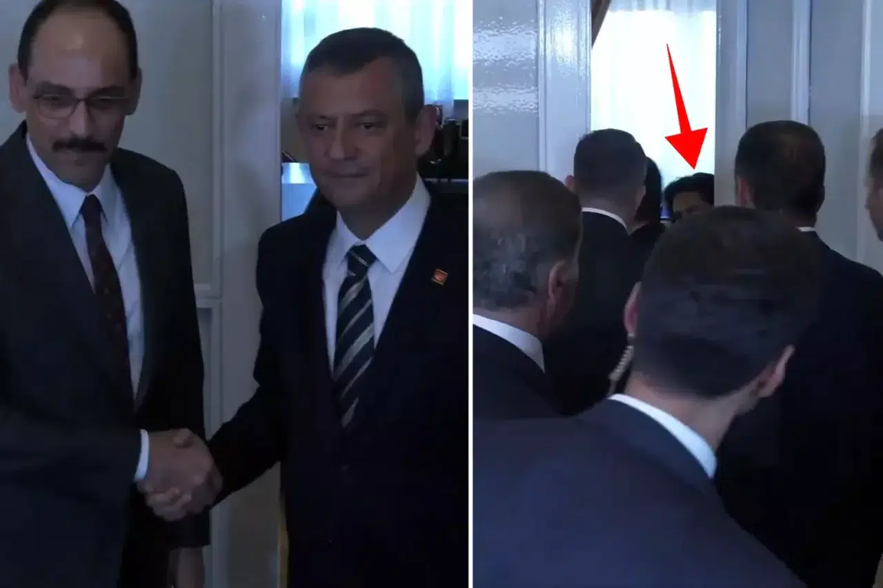 Özgür Özel - İbrahim Kalın görüşmesine damga vuran olay!